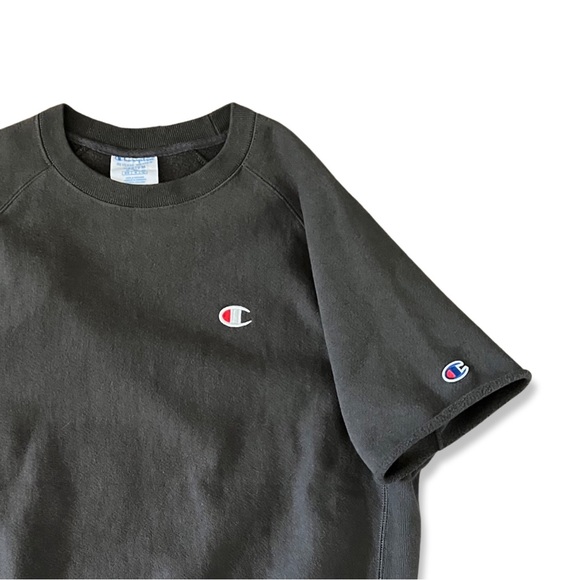 Champion Reverse Weave Short Sleeve Sweatshirt Vintage 90’s - Picture 2 of 12